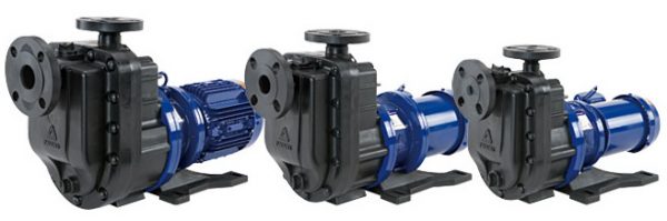 Moteur 1/2 to 5 HP Débits max. 500 L/min